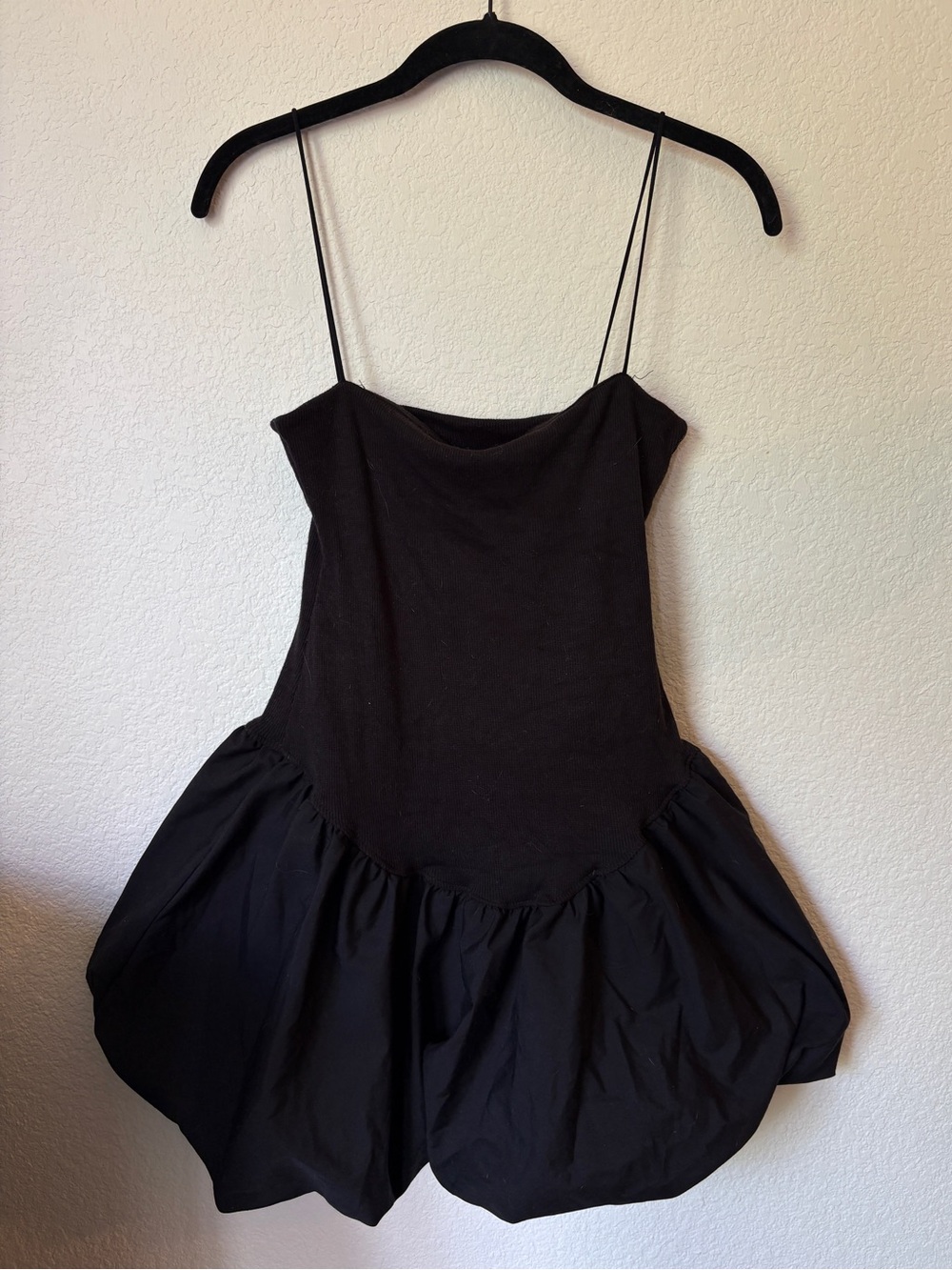 Drop waist mini dress